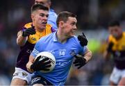 30 April 2022; Con O'Callaghan of Dublin in action against Eoin Porter of Wexford during the Leinster GAA Football Senior Championship Quarter-Final match between Wexford and Dublin at Chadwicks Wexford Park in Wexford. Photo by Ray McManus/Sportsfile