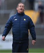 30 April 2022; Clare manager Colm Collins reacts during the Munster GAA Senior Football Championship Quarter-Final match between Clare and Limerick at Cusack Park in Ennis, Clare. Photo by Piaras Ó Mídheach/Sportsfile