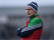 30 April 2022; Limerick manager Billy Lee reacts during the Munster GAA Senior Football Championship Quarter-Final match between Clare and Limerick at Cusack Park in Ennis, Clare. Photo by Piaras Ó Mídheach/Sportsfile