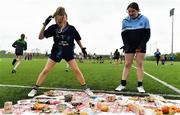 30 April 2022; Participants take part in a nutirition exercise during the 2022 ZuCar Gaelic4Teens Festival Day at the GAA National Games Development Centre in Abbotstown, Dublin. Photo by Sam Barnes/Sportsfile