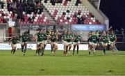 30 April 2022; The Irish team react to Enya Breen of Ireland match winning conversion during the Tik Tok Women's Six Nations Rugby Championship match between Ireland and Scotland at Kingspan Stadium in Belfast. Photo by John Dickson/Sportsfile