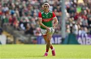 24 April 2022; Oisín Mullin of Mayo during the Connacht GAA Football Senior Championship Quarter-Final match between Mayo and Galway at Hastings Insurance MacHale Park in Castlebar, Mayo. Photo by Brendan Moran/Sportsfile