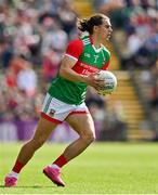 24 April 2022; Oisín Mullin of Mayo during the Connacht GAA Football Senior Championship Quarter-Final match between Mayo and Galway at Hastings Insurance MacHale Park in Castlebar, Mayo. Photo by Brendan Moran/Sportsfile