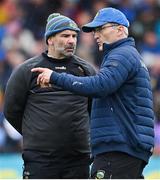 17 April 2022; Tipperary manager Colm Bonnar with Steve McIvor before the Munster GAA Hurling Senior Championship Round 1 match between Waterford and Tipperary at Walsh Park in Waterford. Photo by Brendan Moran/Sportsfile