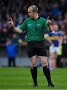 17 April 2022; Referee Johnny Murphy during the Munster GAA Hurling Senior Championship Round 1 match between Waterford and Tipperary at Walsh Park in Waterford. Photo by Brendan Moran/Sportsfile