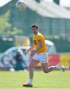 23 April 2022; Tomas McCann of Antrim during the Ulster GAA Football Senior Championship Quarter-Final match between Antrim and Cavan at Corrigan Park in Belfast. Photo by Ramsey Cardy/Sportsfile