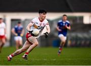 22 April 2022; Conor Cush of Tyrone during the EirGrid Ulster GAA Football U20 Championship Final match between Cavan and Tyrone at Brewster Park in Enniskillen, Fermanagh. Photo by David Fitzgerald/Sportsfile
