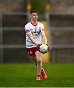 22 April 2022; Ciarán Bogue of Tyrone during the EirGrid Ulster GAA Football U20 Championship Final match between Cavan and Tyrone at Brewster Park in Enniskillen, Fermanagh. Photo by David Fitzgerald/Sportsfile