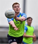 28 April 2022; Ryan O'Dwyer of Dublin before the EirGrid Leinster GAA Football U20 Championship Final match between Dublin and Kildare at MW Hire O'Moore Park in Portlaoise, Laois. Photo by Ben McShane/Sportsfile
