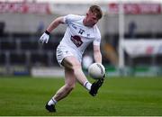 28 April 2022; Adam Fanning of Kildare during the EirGrid Leinster GAA Football U20 Championship Final match between Dublin and Kildare at MW Hire O'Moore Park in Portlaoise, Laois. Photo by Ben McShane/Sportsfile