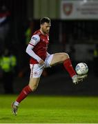 29 April 2022; Jay McClelland of St Patrick's Athletic during the SSE Airtricity League Premier Division match between St Patrick's Athletic and Derry City at Richmond Park in Dublin. Photo by Seb Daly/Sportsfile