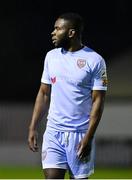29 April 2022; James Akintunde of Derry City during the SSE Airtricity League Premier Division match between St Patrick's Athletic and Derry City at Richmond Park in Dublin. Photo by Seb Daly/Sportsfile