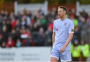 29 April 2022; Shane McEleney of Derry City during the SSE Airtricity League Premier Division match between St Patrick's Athletic and Derry City at Richmond Park in Dublin. Photo by Seb Daly/Sportsfile