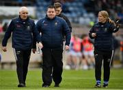 30 April 2022; Tipperary manager David Power, centre, with selectors Charlie McGeever and Elaine Harte during the Munster GAA Senior Football Championship Quarter-Final match between Waterford and Tipperary at Fraher Field in Dungarvan, Waterford. Photo by Seb Daly/Sportsfile