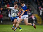 30 April 2022; Mikey O'Shea of Tipperary in action against Brian Looby of Waterford during the Munster GAA Senior Football Championship Quarter-Final match between Waterford and Tipperary at Fraher Field in Dungarvan, Waterford. Photo by Seb Daly/Sportsfile