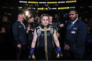 30 April 2022; Katie Taylor before her undisputed world lightweight championship fight with Amanda Serrano at Madison Square Garden in New York, USA. Photo by Stephen McCarthy/Sportsfile