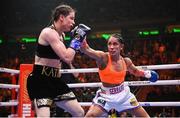 30 April 2022; Amanda Serrano, right, and Katie Taylor during their undisputed world lightweight championship fight at Madison Square Garden in New York, USA. Photo by Stephen McCarthy/Sportsfile