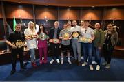 30 April 2022; Katie Taylor and family following her undisputed world lightweight championship fight with Amanda Serrano at Madison Square Garden in New York, USA. Photo by Stephen McCarthy/Sportsfile