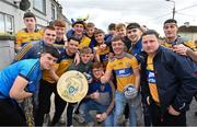 1 May 2022; Clare supporters on there way to the Munster GAA Hurling Senior Championship Round 3 match between Cork and Clare at FBD Semple Stadium in Thurles, Tipperary. Photo by Ray McManus/Sportsfile