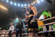 30 April 2022; Katie Taylor before her undisputed world lightweight championship fight with Amanda Serrano at Madison Square Garden in New York, USA. Photo by Stephen McCarthy/Sportsfile