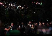 30 April 2022; Katie Taylor walks to the ring for her undisputed world lightweight championship fight with Amanda Serrano at Madison Square Garden in New York, USA. Photo by Stephen McCarthy/Sportsfile