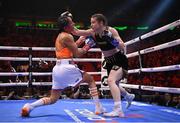 30 April 2022; Katie Taylor, right, and Amanda Serrano during their undisputed world lightweight championship fight at Madison Square Garden in New York, USA. Photo by Stephen McCarthy/Sportsfile