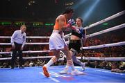 30 April 2022; Katie Taylor, right, and Amanda Serrano during their undisputed world lightweight championship fight at Madison Square Garden in New York, USA. Photo by Stephen McCarthy/Sportsfile