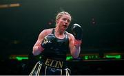 30 April 2022; Elin Cederroos during her undisputed super middleweight championship fight with Franchon Crews Dezurn at Madison Square Garden in New York, USA. Photo by Stephen McCarthy/Sportsfile