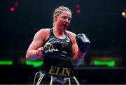 30 April 2022; Elin Cederroos during her undisputed super middleweight championship fight with Franchon Crews Dezurn at Madison Square Garden in New York, USA. Photo by Stephen McCarthy/Sportsfile
