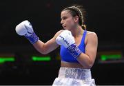 30 April 2022; Skye Nicolson during her featherweight bout with Shanecqua Paisley Davis at Madison Square Garden in New York, USA. Photo by Stephen McCarthy/Sportsfile