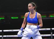 30 April 2022; Skye Nicolson during her featherweight bout with Shanecqua Paisley Davis at Madison Square Garden in New York, USA. Photo by Stephen McCarthy/Sportsfile