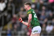1 May 2022; Mathew Costello of Meath celebrates after scoring his side's third goal during the Leinster GAA Football Senior Championship Quarter-Final match between Meath and Wicklow at Páirc Tailteann in Navan, Meath. Photo by Ben McShane/Sportsfile