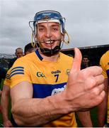 1 May 2022; David McInerney of Clare celebrates after the Munster GAA Hurling Senior Championship Round 3 match between Cork and Clare at FBD Semple Stadium in Thurles, Tipperary. Photo by Ray McManus/Sportsfile