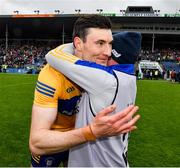 1 May 2022; David Fitzgerald of Clare celebrates after the Munster GAA Hurling Senior Championship Round 3 match between Cork and Clare at FBD Semple Stadium with Brian McAllister win Thurles, Tipperary. Photo by Ray McManus/Sportsfile