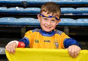 1 May 2022; Clare supporter Freddie McDonagh, eight years old, from Lisdoonvarna, Clare, after the Munster GAA Hurling Senior Championship Round 3 match between Cork and Clare at FBD Semple Stadium in Thurles, Tipperary. Photo by Ray McManus/Sportsfile
