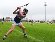 1 May 2022; Liam O'Connell of Laois takes a sideline cut during the Leinster GAA Hurling Senior Championship Round 3 match between Laois and Wexford at MW Hire O’Moore Park in Portlaoise, Laois. Photo by Michael P Ryan/Sportsfile