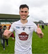 1 May 2022; Kildare captain Mick O’Grady after his side's victory in the Leinster GAA Football Senior Championship Quarter-Final match between Kildare and Louth at O'Connor Park in Tullamore, Offaly. Photo by Seb Daly/Sportsfile