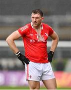 1 May 2022; Sam Mulroy of Louth during the Leinster GAA Football Senior Championship Quarter-Final match between Kildare and Louth at O'Connor Park in Tullamore, Offaly. Photo by Seb Daly/Sportsfile