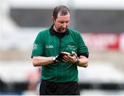 1 May 2022; Referee Colum Cunning during the Leinster GAA Hurling Senior Championship Round 3 match between Laois and Wexford at MW Hire O’Moore Park in Portlaoise, Laois. Photo by Michael P Ryan/Sportsfile
