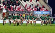 30 April 2022; Ireland players celebrate a conversion to win the match after the Tik Tok Women's Six Nations Rugby Championship match between Ireland and Scotland at Kingspan Stadium in Belfast. Photo by John Dickson/Sportsfile