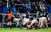 30 April 2022; Caity Mattinson of Scotland kicks during the Tik Tok Women's Six Nations Rugby Championship match between Ireland and Scotland at Kingspan Stadium in Belfast. Photo by John Dickson/Sportsfile