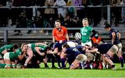 30 April 2022; Ailsa Hughes of Ireland prepares to feed a scrum during the Tik Tok Women's Six Nations Rugby Championship match between Ireland and Scotland at Kingspan Stadium in Belfast. Photo by John Dickson/Sportsfile