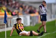 2 May 2022; Harry Shine of Kilkenny after picking up an injury during the oneills.com Leinster GAA Hurling Under 20 Championship Semi-Final match between Kilkenny and Galway at O'Connor Park in Tullamore, Offaly. Photo by Ben McShane/Sportsfile