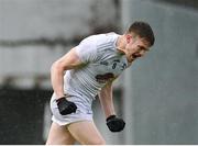1 May 2022; Kevin Feely of Kildare celebrates after scoring his side's first goal via a penalty during the Leinster GAA Football Senior Championship Quarter-Final match between Kildare and Louth at O'Connor Park in Tullamore, Offaly. Photo by Seb Daly/Sportsfile