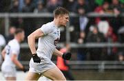 1 May 2022; Kevin Feely of Kildare after scoring his side's first goal via a penalty during the Leinster GAA Football Senior Championship Quarter-Final match between Kildare and Louth at O'Connor Park in Tullamore, Offaly. Photo by Seb Daly/Sportsfile