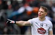 1 May 2022; Daniel Flynn of Kildare during the Leinster GAA Football Senior Championship Quarter-Final match between Kildare and Louth at O'Connor Park in Tullamore, Offaly. Photo by Seb Daly/Sportsfile