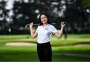 3 May 2022; Golfer Rachael McDonnell in attendance at the launch of this year's AIG Men's and Women's Cups and Shields and AIG Men's and Women's Irish Amateur Close Championships at Elm Park Golf Club in Dublin. AIG also revealed online discounted offers on new car and home insurance policies for Golf Ireland members - for more details go to www.aig.ie/golfer or call 1800407407. Photo by David Fitzgerald/Sportsfile