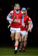 1 May 2022; The Cork captain Mark Coleman leads his team out before the Munster GAA Hurling Senior Championship Round 3 match between Cork and Clare at FBD Semple Stadium in Thurles, Tipperary. Photo by Ray McManus/Sportsfile
