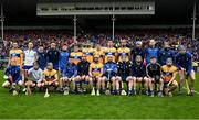 1 May 2022; The Clare squad before the Munster GAA Hurling Senior Championship Round 3 match between Cork and Clare at FBD Semple Stadium in Thurles, Tipperary. Photo by Ray McManus/Sportsfile