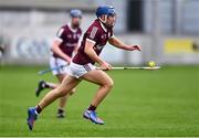 2 May 2022; Kieran Hanrahan of Galway during the oneills.com Leinster GAA Hurling Under 20 Championship Semi-Final match between Kilkenny and Galway at O'Connor Park in Tullamore, Offaly. Photo by Ben McShane/Sportsfile